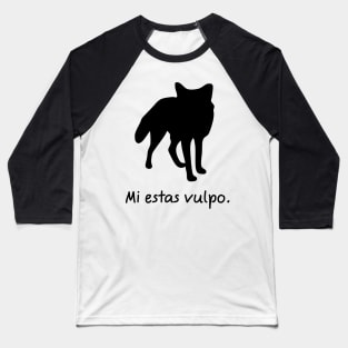 Mi estas vulpo Baseball T-Shirt